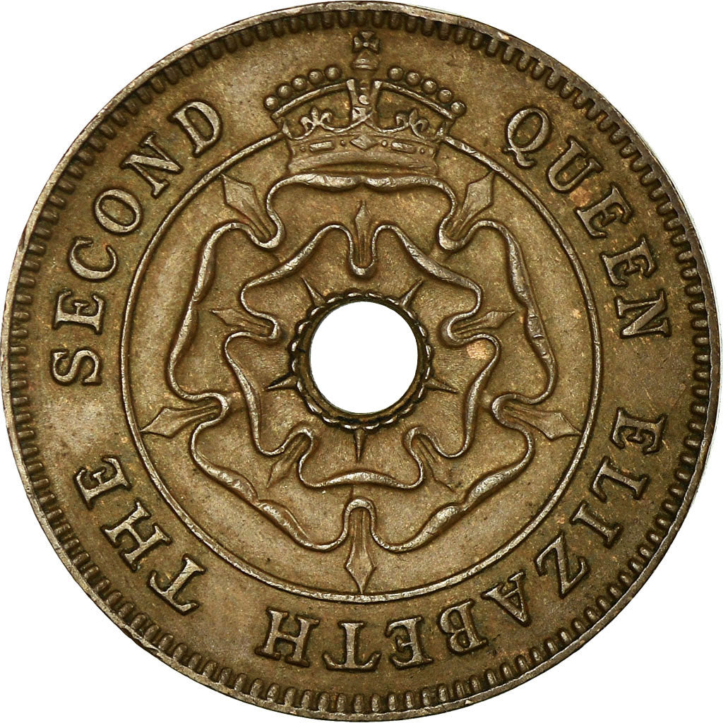 Coin, Southern Rhodesia, Elizabeth II, 1/2 Penny, 1954, British Royal Mint