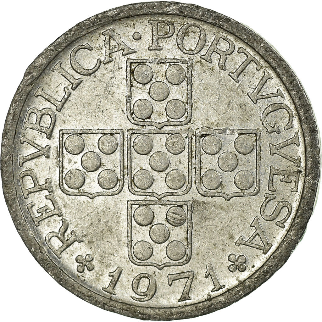 Moeda, Portugal, 10 Centavos, 1971, VF(30-35), Alumínio, KM:594