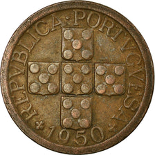 Coin, Portugal, 10 Centavos, 1950, VF(30-35), Bronze, KM:583