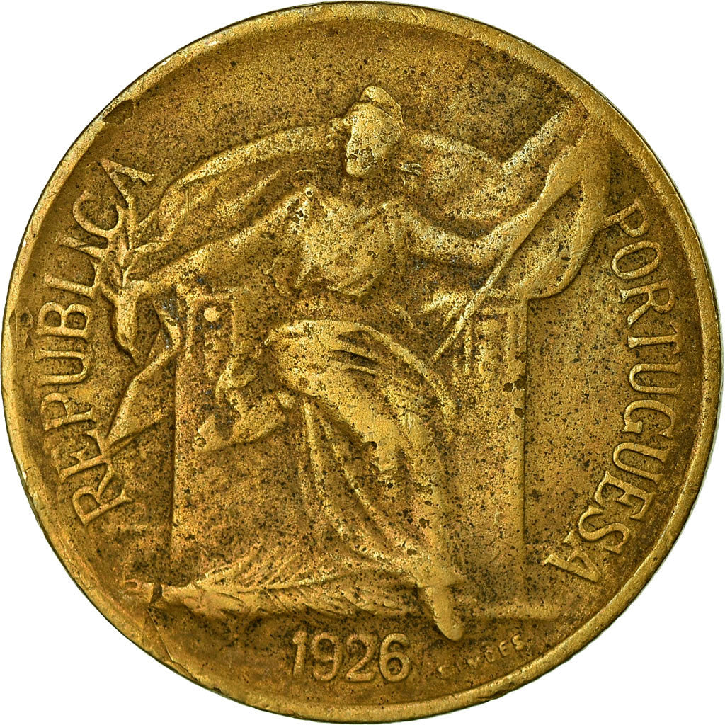 Monnaie, Portugal, 50 Centavos, 1926, TB+, Aluminum-Bronze, KM:575