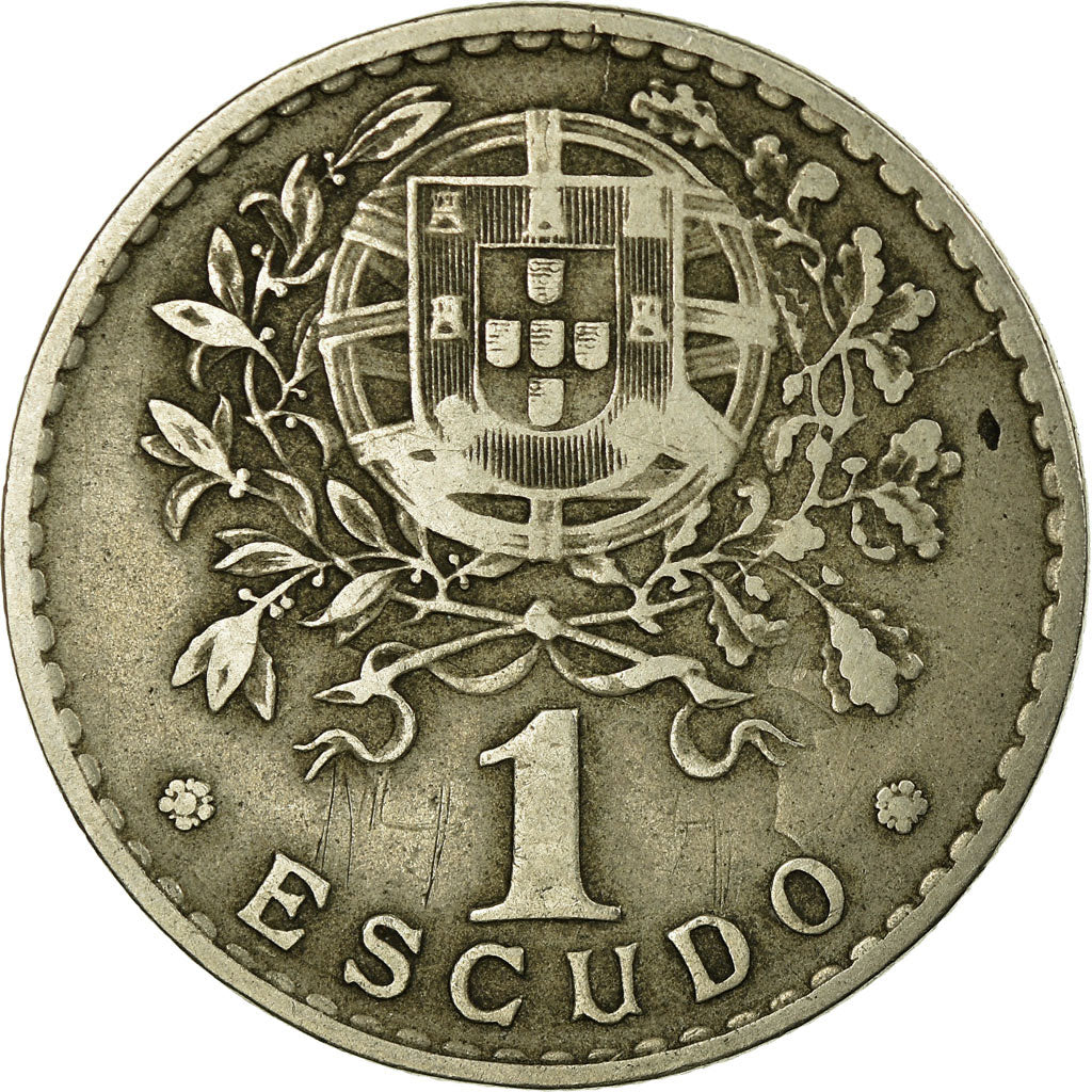 Monnaie, Portugal, Escudo, 1927, TB+, Copper-nickel, KM:578