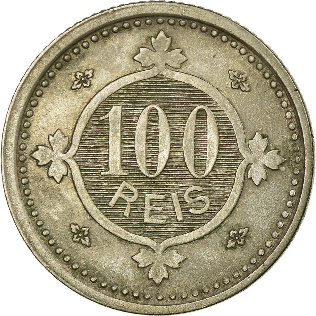 Moneta, Portugal, Carlos I, 100 Reis, 1900, VF(30-35), Miedź-Nikiel, KM:546