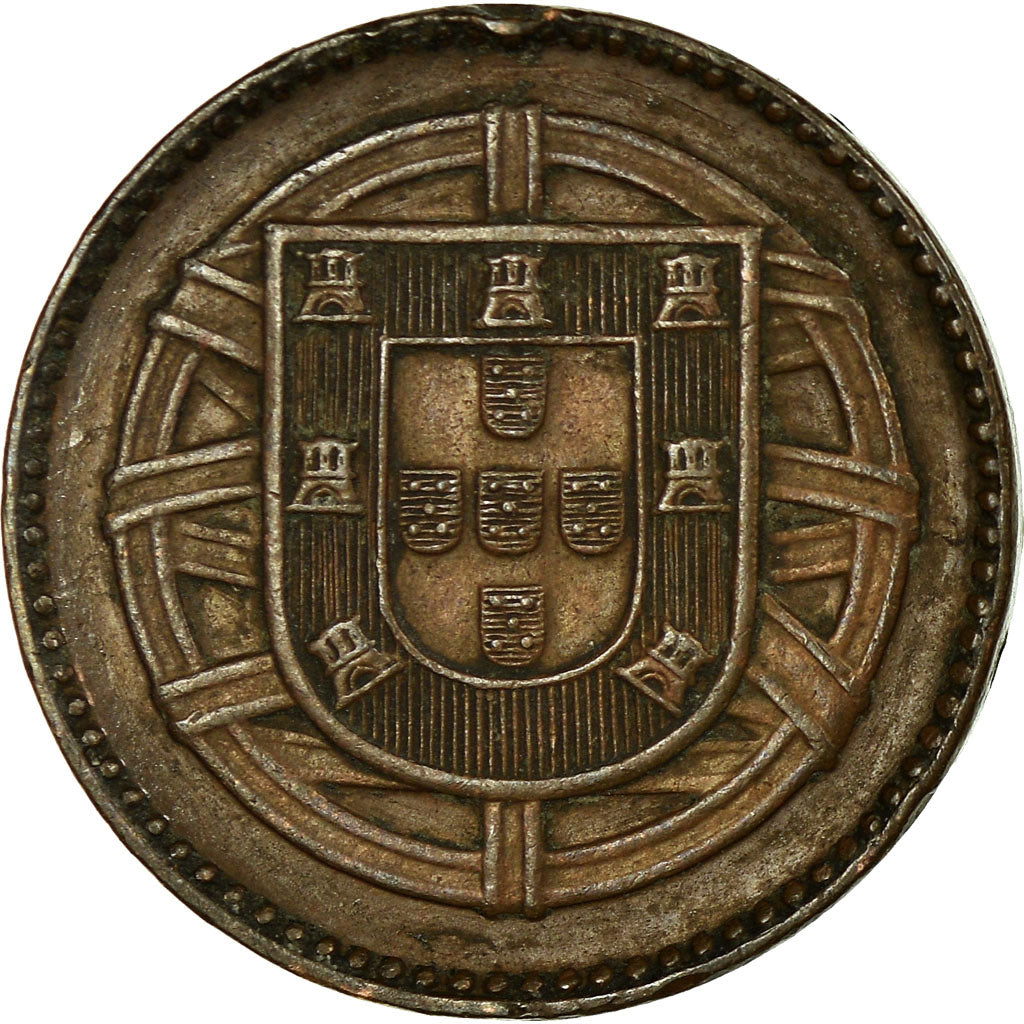Coin, Portugal, Centavo, 1918, VF(20-25), Bronze, KM:565
