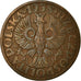 Coin, Poland, 5 Groszy, 1938, Warsaw, VF(30-35), Bronze, KM:10a