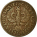 Coin, Poland, 2 Grosze, 1936, Warsaw, EF(40-45), Bronze, KM:9a
