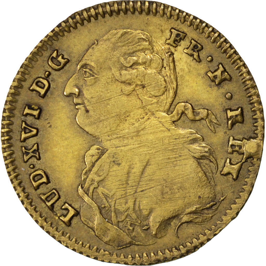 France, Royal, Token, EF(40-45), Brass, 24, 2.60
