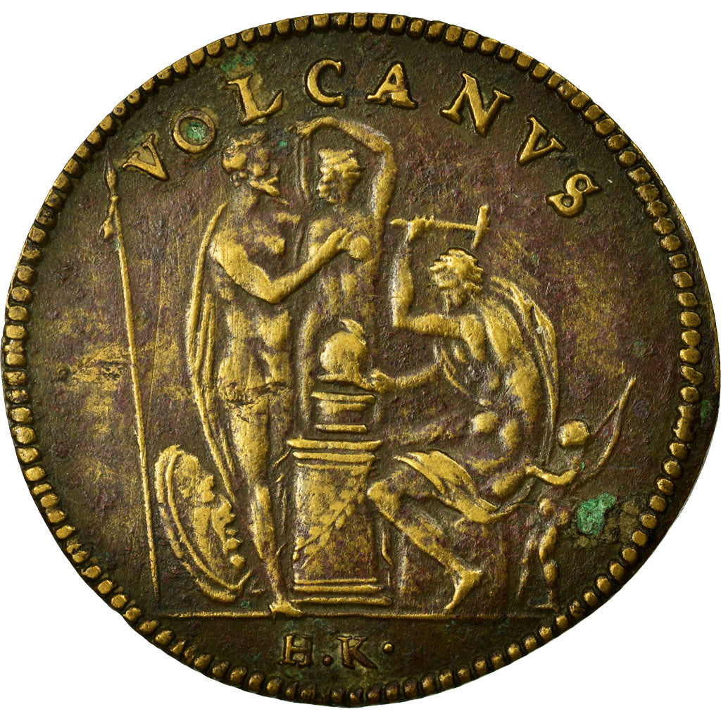 Francja, Token, Królewskie, EF(40-45), Mosiądz