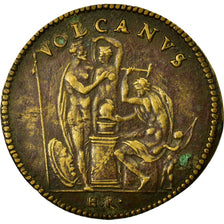 Francja, Token, Królewskie, EF(40-45), Mosiądz