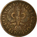 Coin, Poland, Grosz, 1932, Warsaw, VF(30-35), Bronze, KM:8a