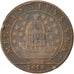 France, Trades, 10 Francs, EF(40-45), Copper, 27, 8.90