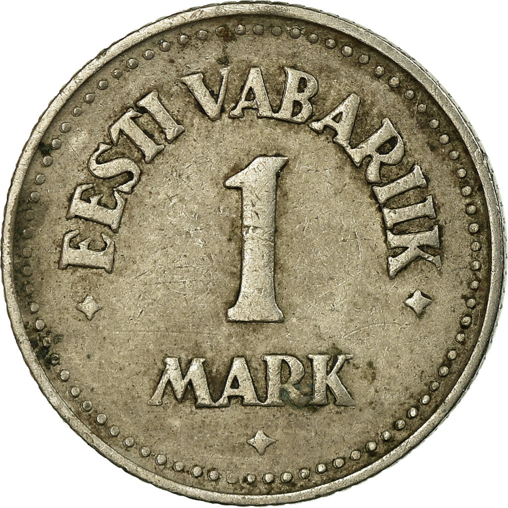 Coin, Estonia, Mark, 1922, VF(30-35), Copper-nickel, KM:1