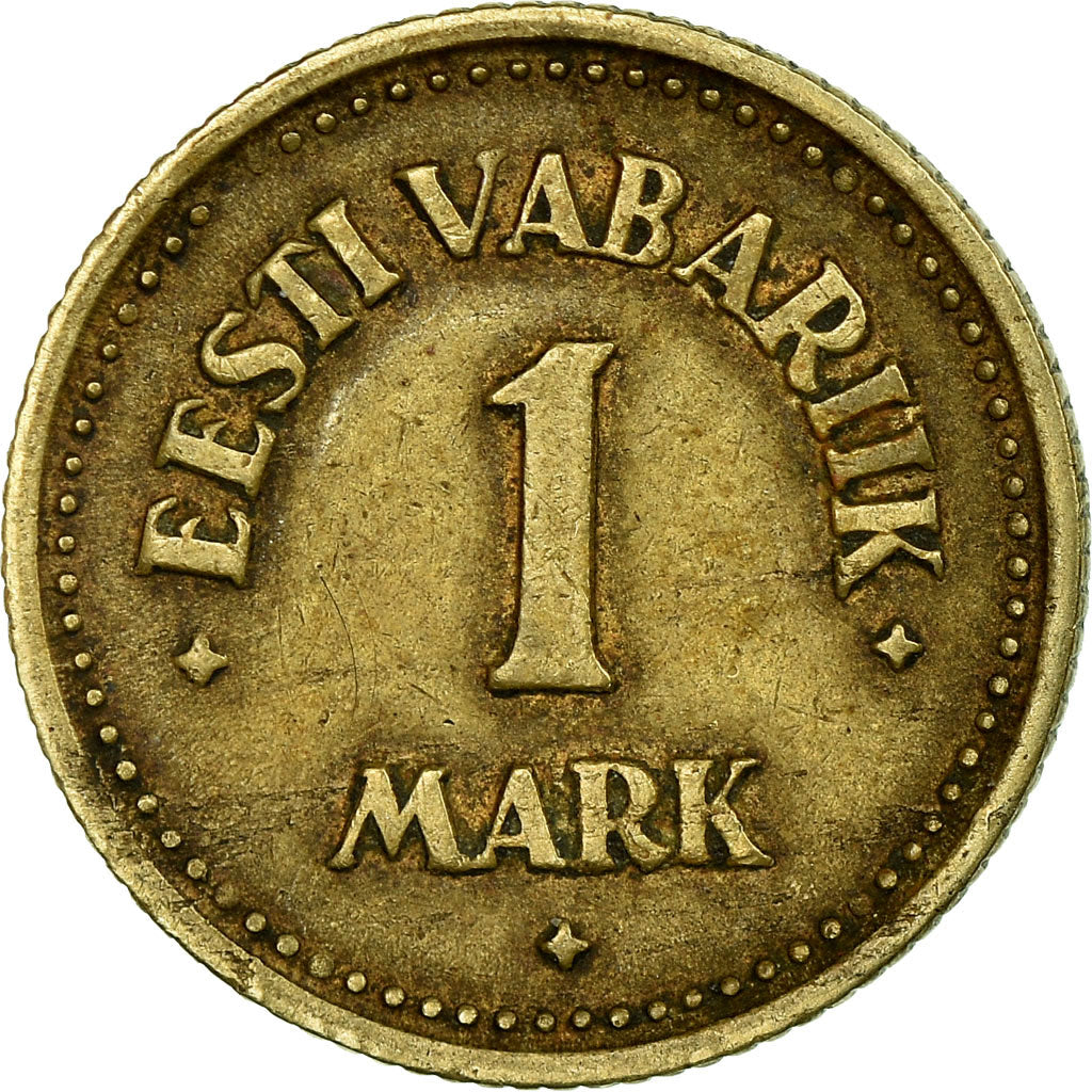 Coin, Estonia, Mark, 1924, VF(30-35), Nickel-Bronze, KM:1a
