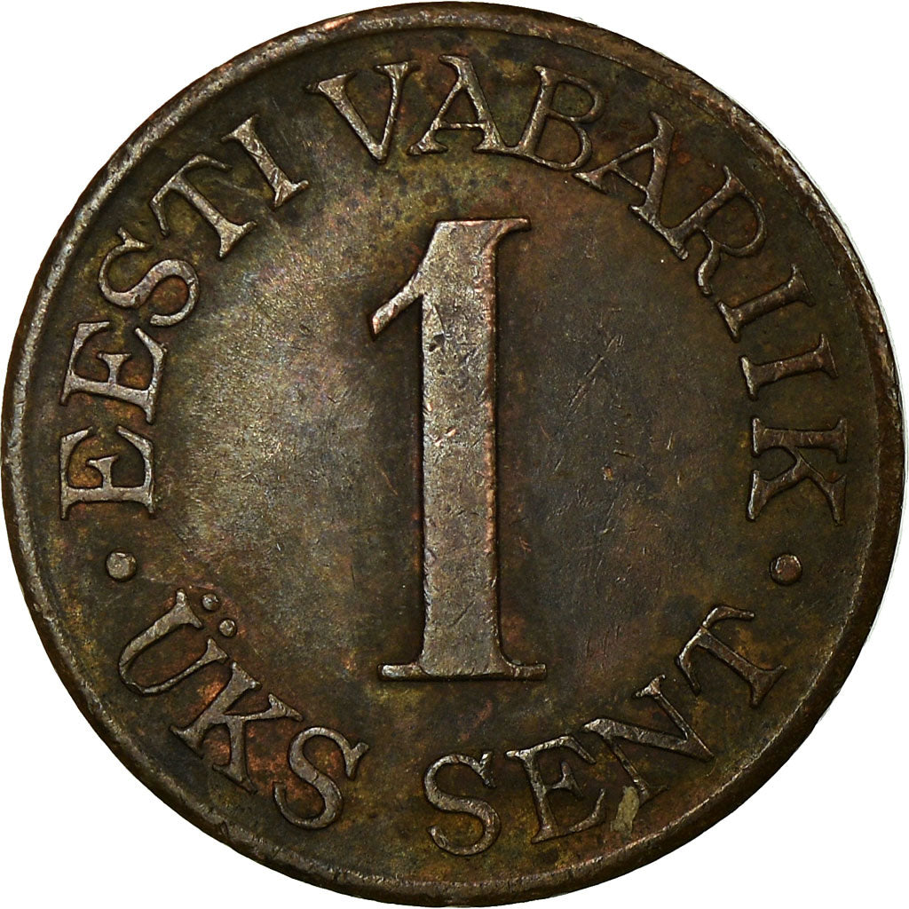 Coin, Estonia, Sent, 1939, VF(30-35), Bronze, KM:19.1