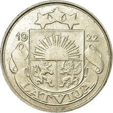 Coin, Latvia, 50 Santimu, 1922, EF(40-45), Nickel, KM:6