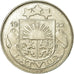 Coin, Latvia, 50 Santimu, 1922, EF(40-45), Nickel, KM:6