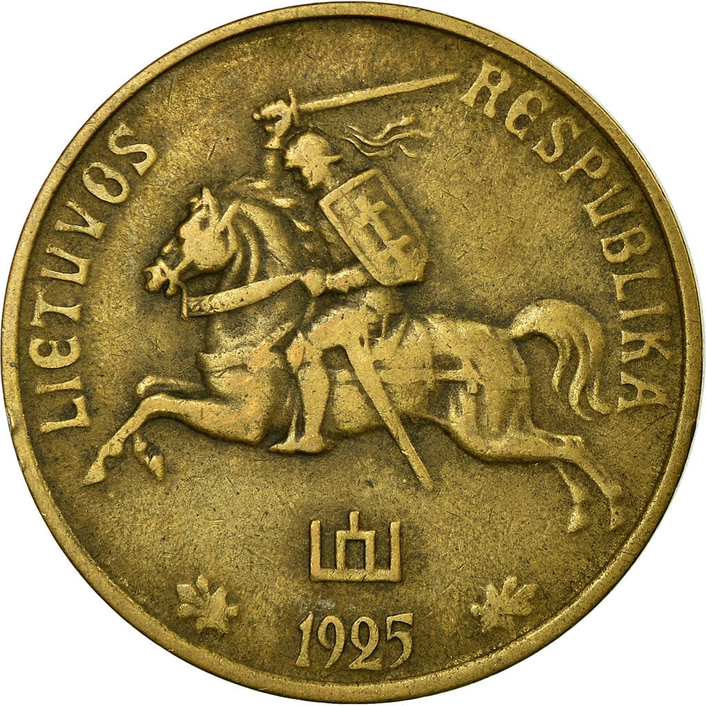 Coin, Lithuania, 50 Centu, 1925, King's Norton, VF(30-35), Aluminum-Bronze