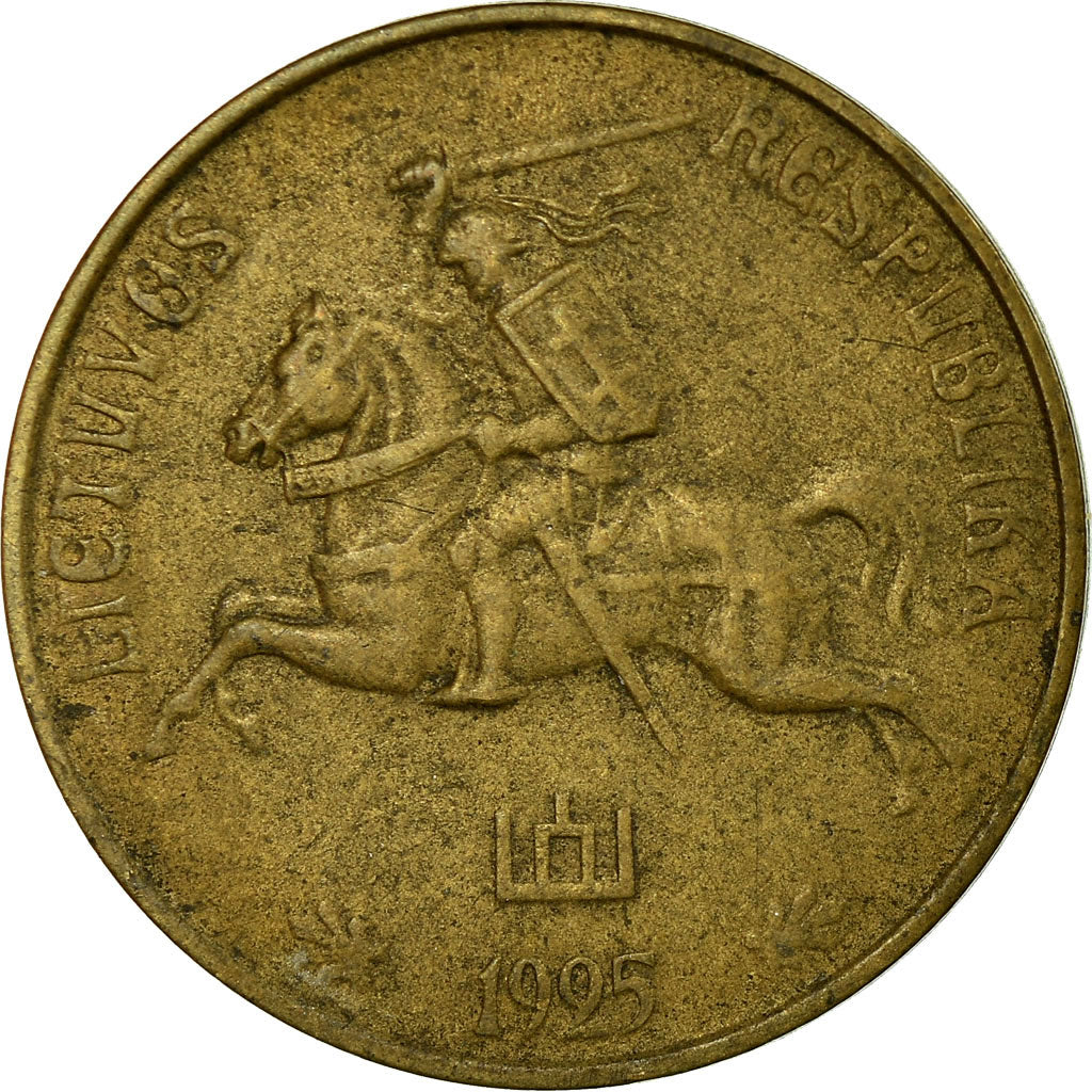 Coin, Lithuania, 20 Centu, 1925, King's Norton, VF(30-35), Aluminum-Bronze