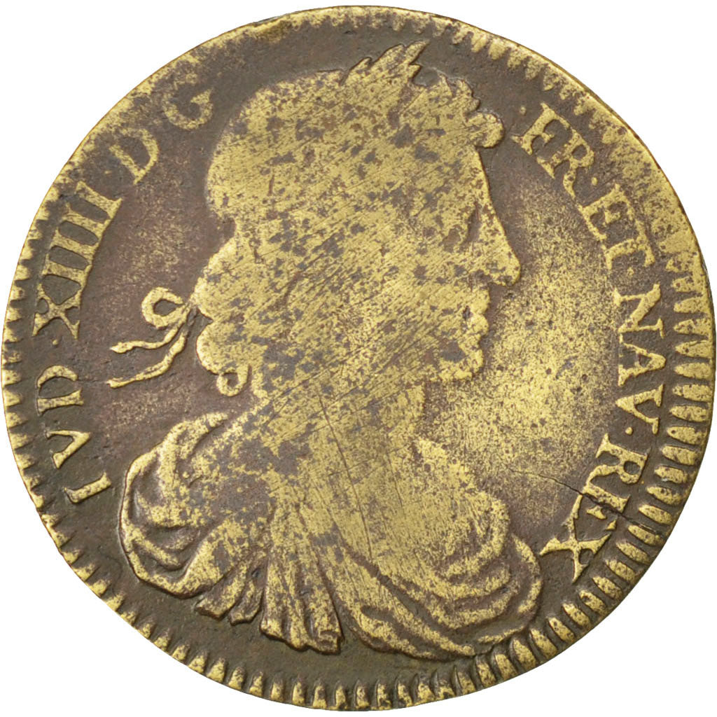 France, Royal, Token, VF(30-35), Copper, 24, 4.50