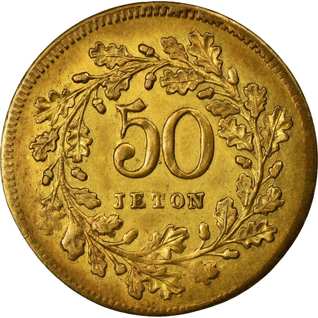 France, Token, Royal, EF(40-45), Copper, Feuardent:7234