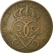 Coin, Sweden, Gustaf V, 5 Öre, 1930, VF(30-35), Bronze, KM:779.2