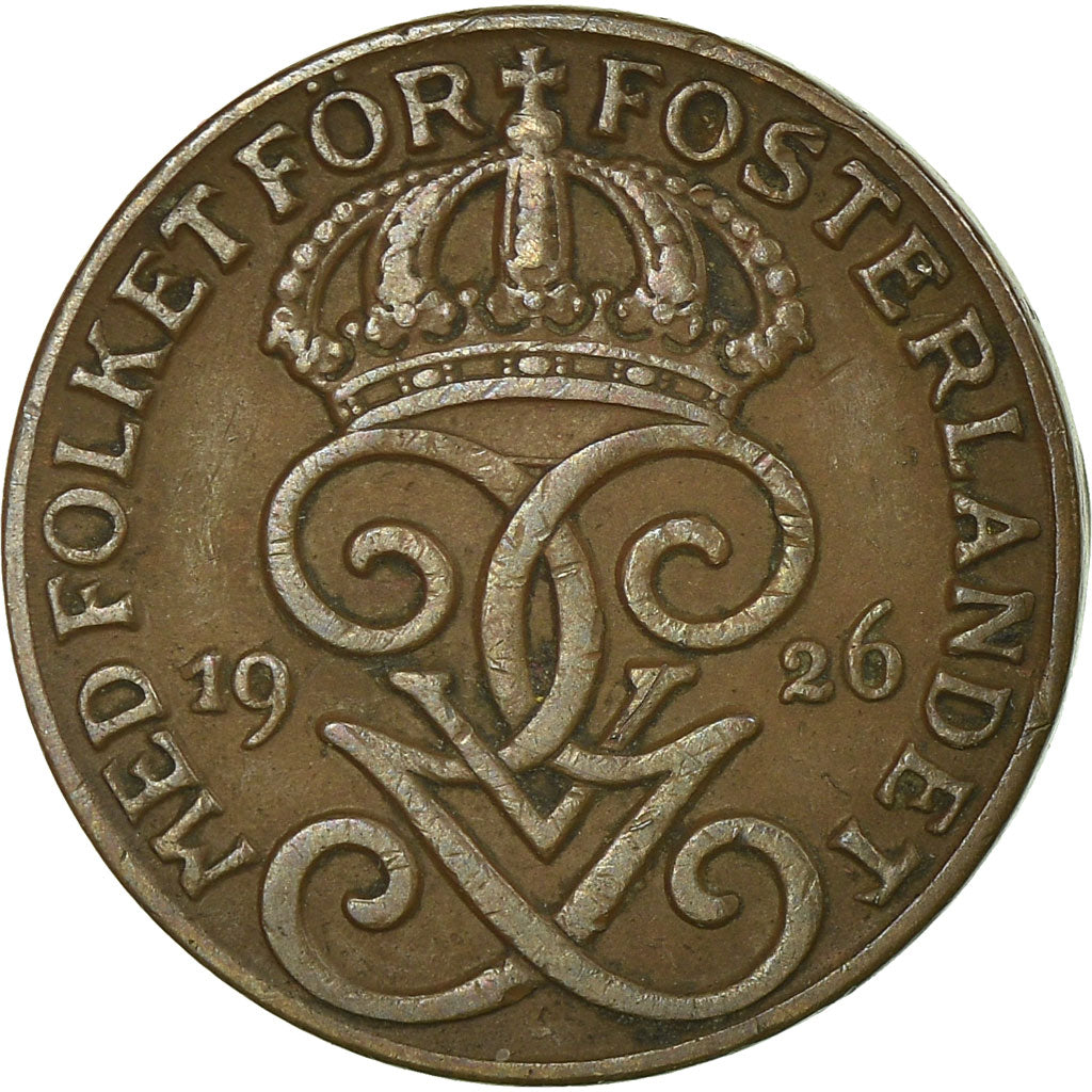 Monnaie, Suède, Gustaf V, Ore, 1926, TTB, Bronze, KM:777.2