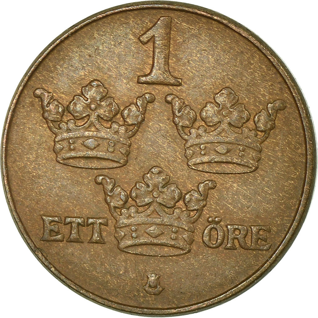 Monnaie, Suède, Gustaf V, Ore, 1950, TB+, Bronze, KM:777.2
