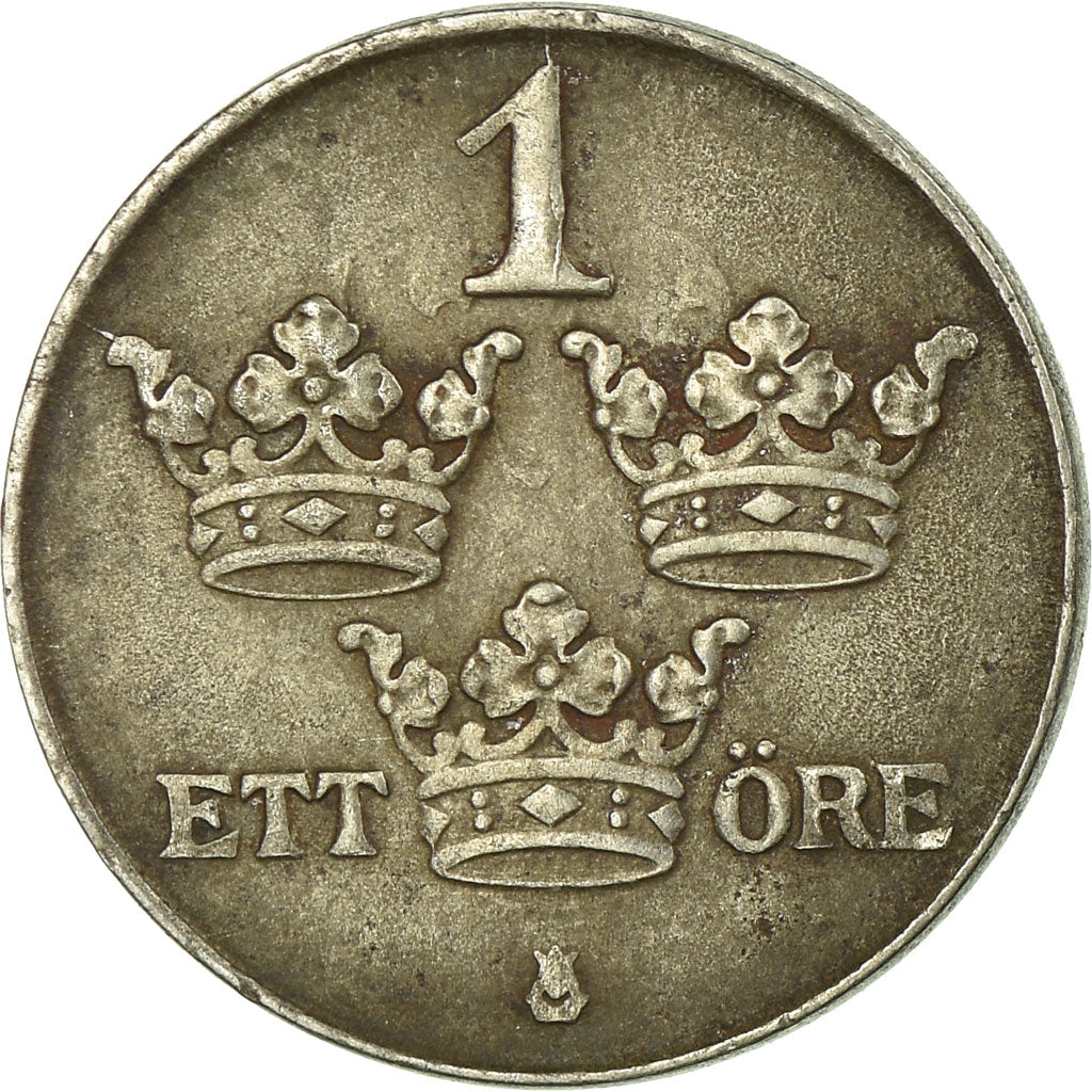 Coin, Sweden, Gustaf V, Ore, 1948, VF(30-35), Iron, KM:810