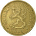 Coin, Finland, 20 Pennia, 1966, EF(40-45), Aluminum-Bronze, KM:47