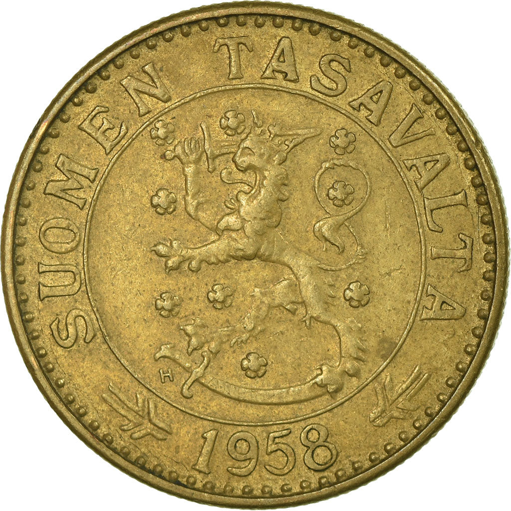 Monnaie, Finlande, 20 Markkaa, 1958, TB+, Aluminum-Bronze, KM:39