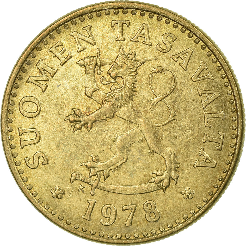 Coin, Finland, 10 Pennia, 1978, EF(40-45), Aluminum-Bronze, KM:46