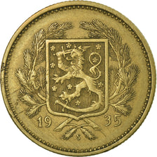 Coin, Finland, 5 Markkaa, 1935, EF(40-45), Aluminum-Bronze, KM:31