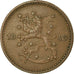 Coin, Finland, Markka, 1949, EF(40-45), Copper, KM:30a