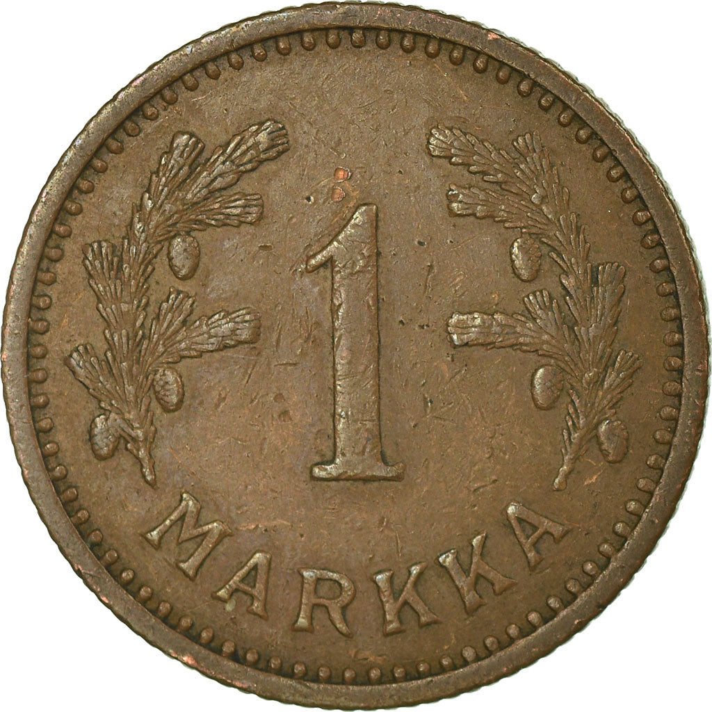 Coin, Finland, Markka, 1949, EF(40-45), Copper, KM:30a