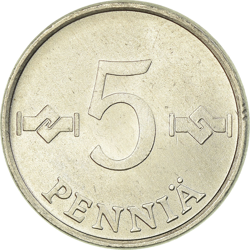 Coin, Finland, 5 Pennia, 1982, EF(40-45), Aluminum, KM:45a