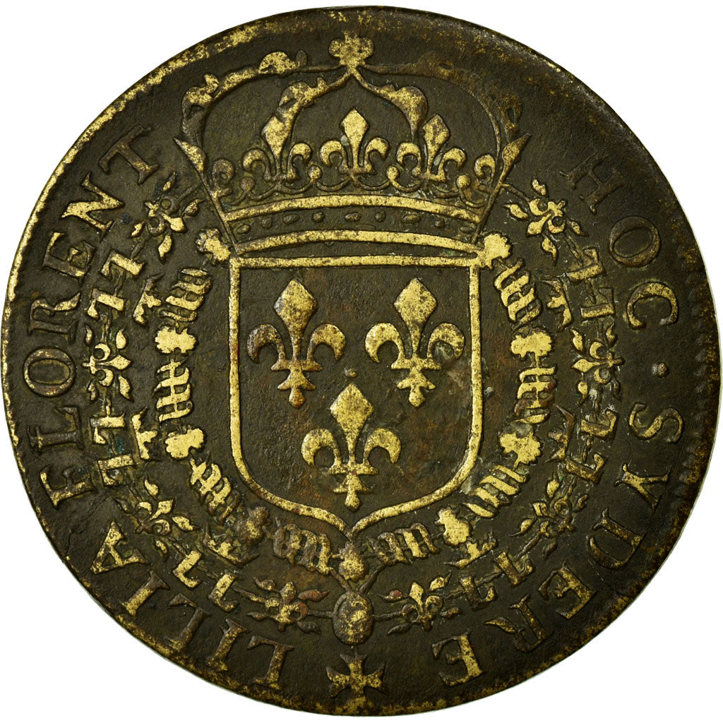 Francja, Token, Królewskie, AU(50-53), Miedź