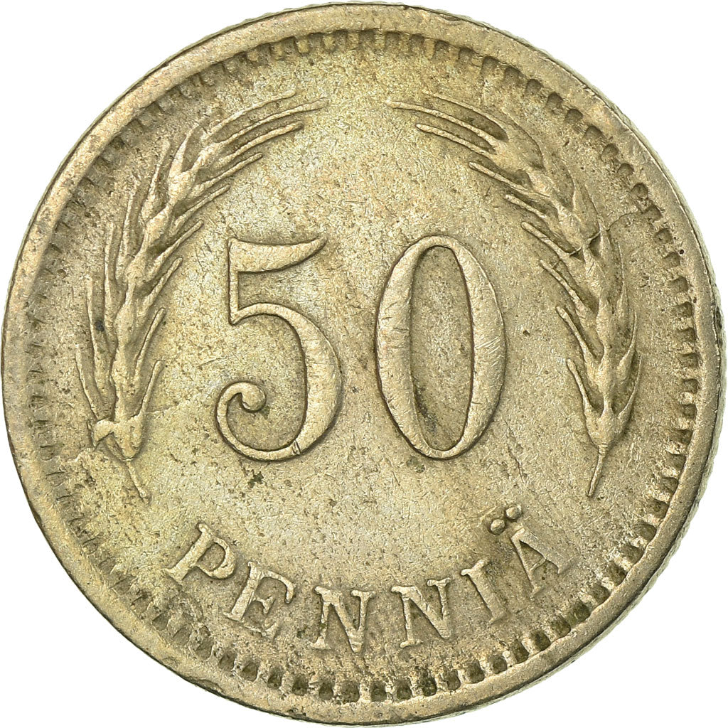Monnaie, Finlande, 50 Penniä, 1923, TB+, Copper-nickel, KM:26
