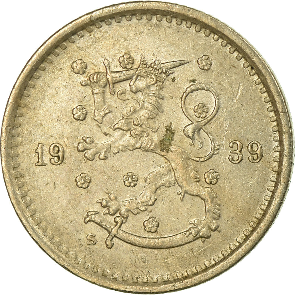 Monnaie, Finlande, 50 Penniä, 1939, TB+, Copper-nickel, KM:26