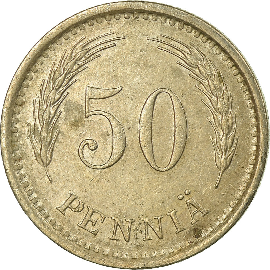 Monnaie, Finlande, 50 Penniä, 1939, TB+, Copper-nickel, KM:26