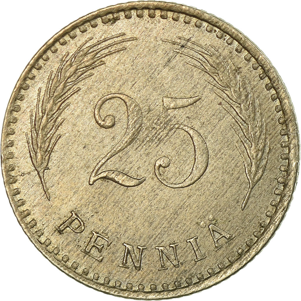 Coin, Finland, 25 Penniä, 1925, VF(30-35), Copper-nickel, KM:25