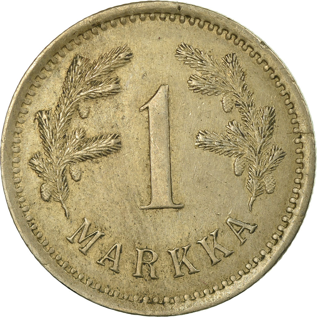 Coin, Finland, Markka, 1921, VF(30-35), Copper-nickel, KM:27