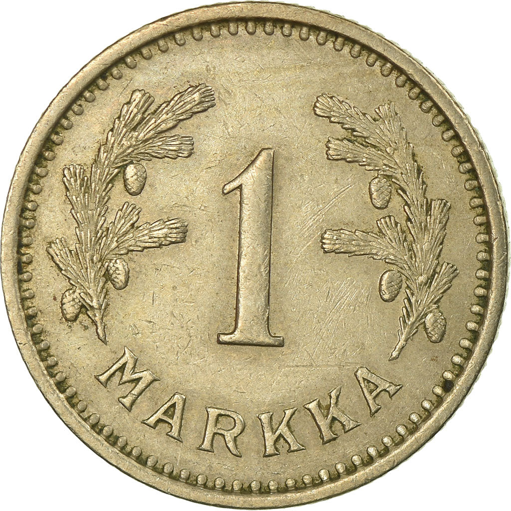 Coin, Finland, Markka, 1939, EF(40-45), Copper-nickel, KM:30