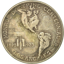 Moneda, Estados Unidos, Half Dollar, 1923, U.S. Mint, San Francisco, BC+, Plata
