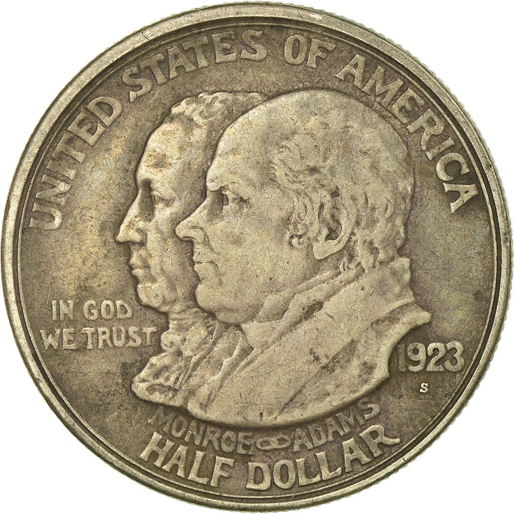 Coin, United States, Half Dollar, 1923, U.S. Mint, San Francisco, VF(30-35)