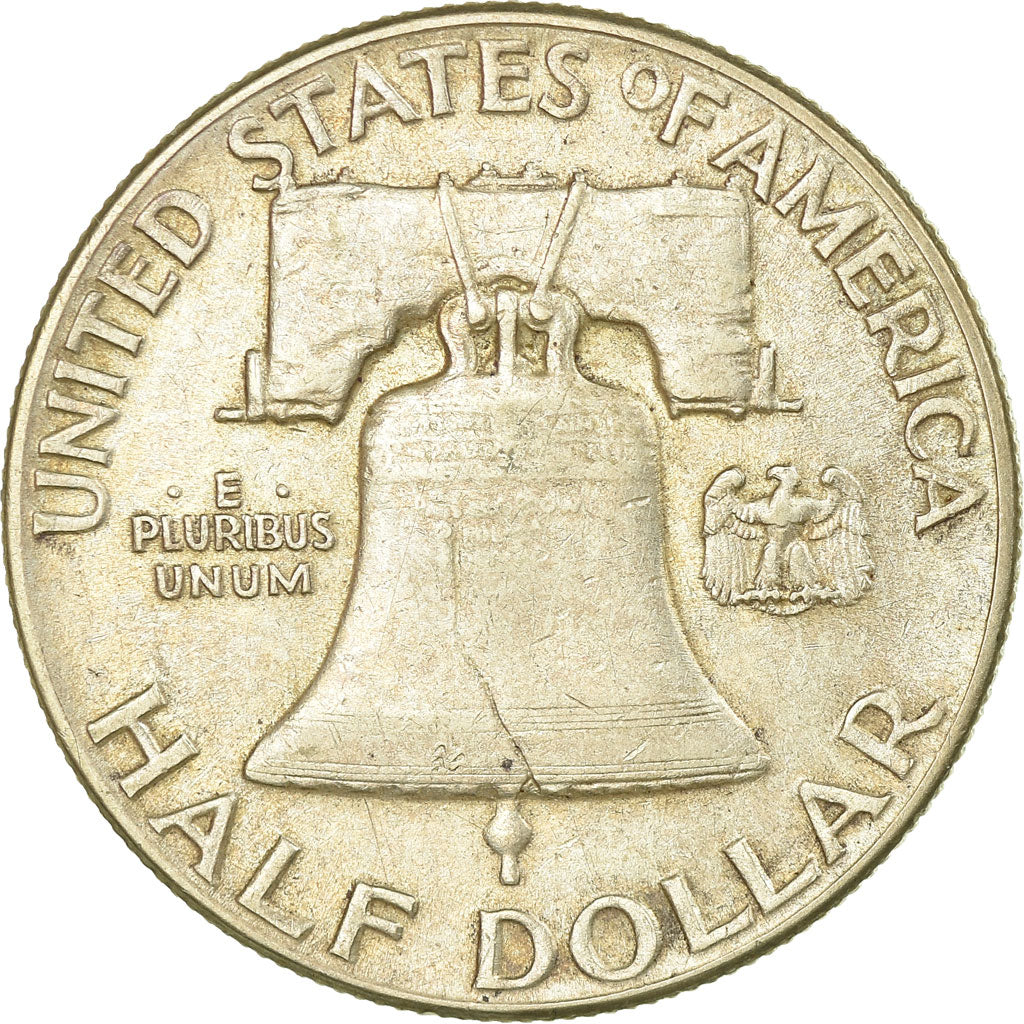 Coin, United States, Franklin Half Dollar, Half Dollar, 1949, U.S. Mint