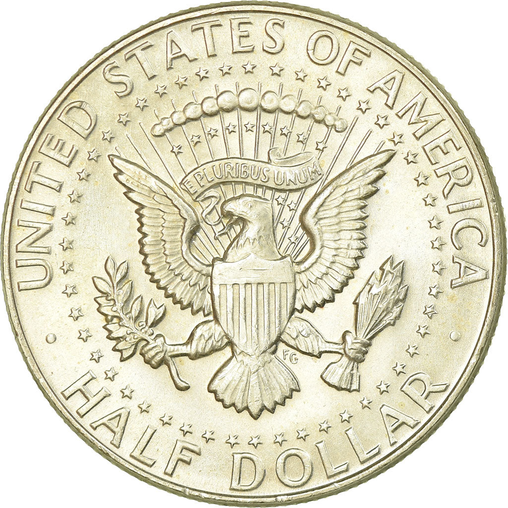 Coin, United States, Kennedy Half Dollar, Half Dollar, 1964, U.S. Mint