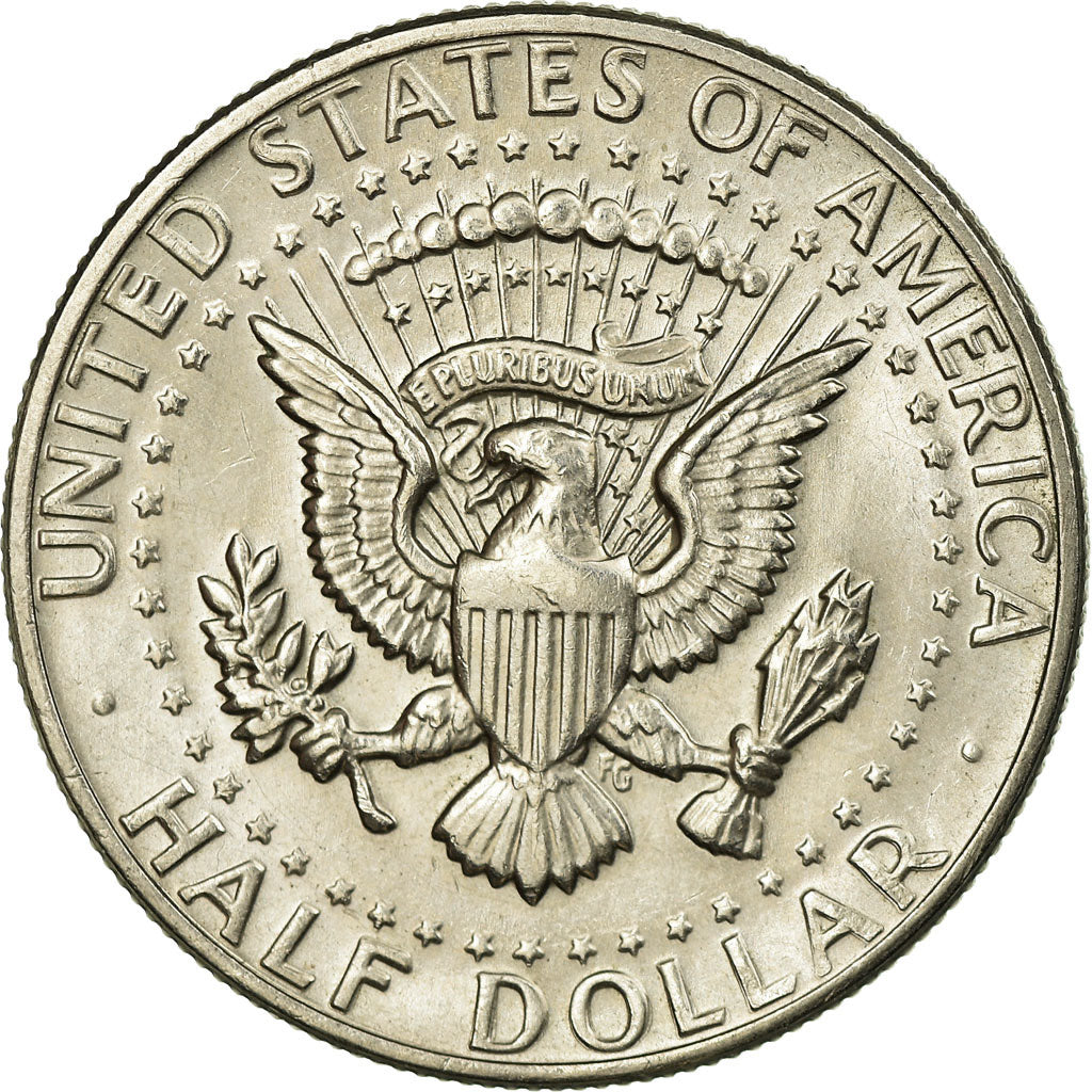 Coin, United States, Kennedy Half Dollar, Half Dollar, 1974, U.S. Mint