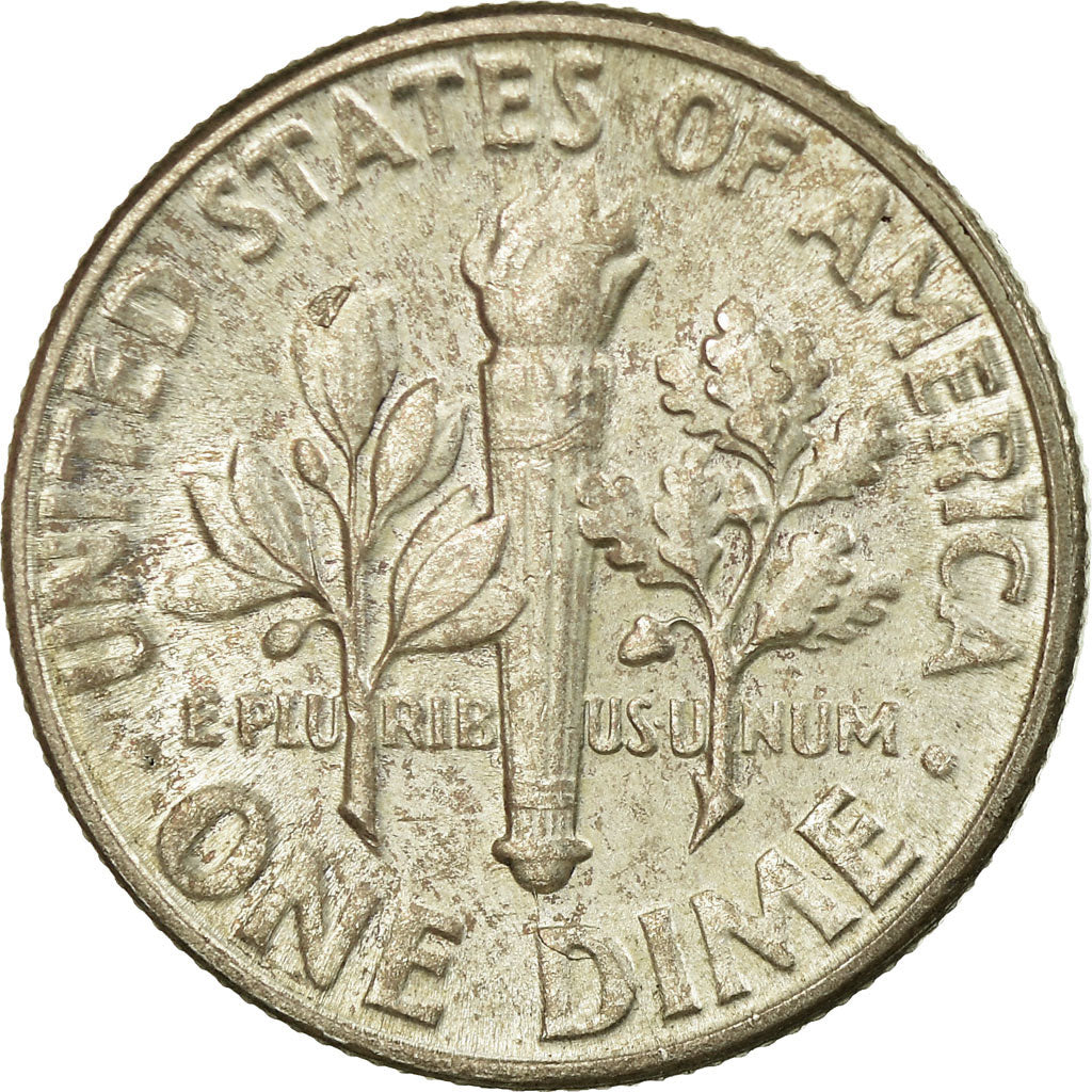 Coin, United States, Roosevelt Dime, Dime, 1956, U.S. Mint, Philadelphia