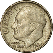 Moneta, Stati Uniti, Roosevelt Dime, Dime, 1964, U.S. Mint, Philadelphia, MB+