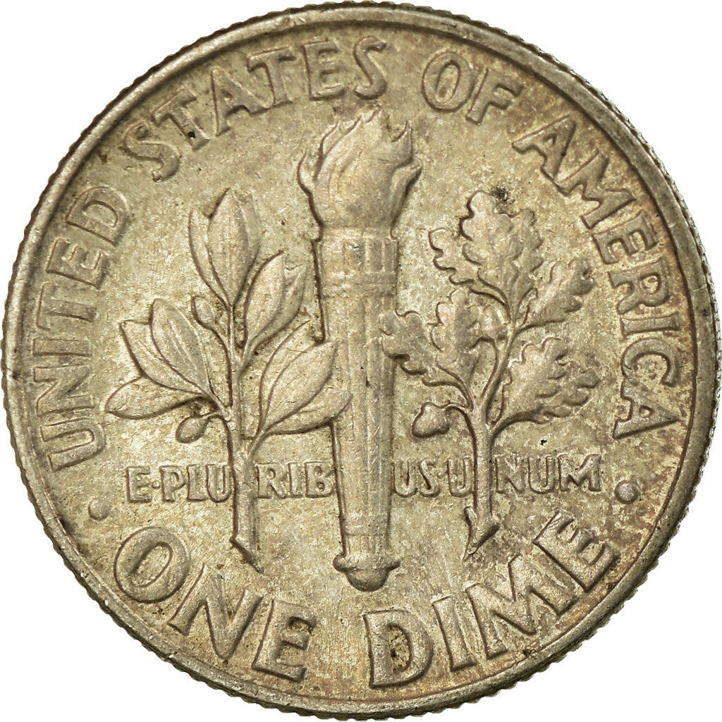 Moeda, Estados Unidos da América, Roosevelt Dime, Dime, 1964, U.S. Mint