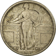 Moneda, Estados Unidos, Standing Liberty Quarter, Quarter, 1917, U.S. Mint